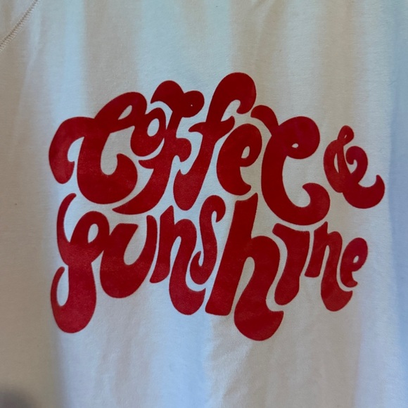 Wildfox Coffee & Sunshine Tunic Pink Sweatshirt - Picture 6 of 6